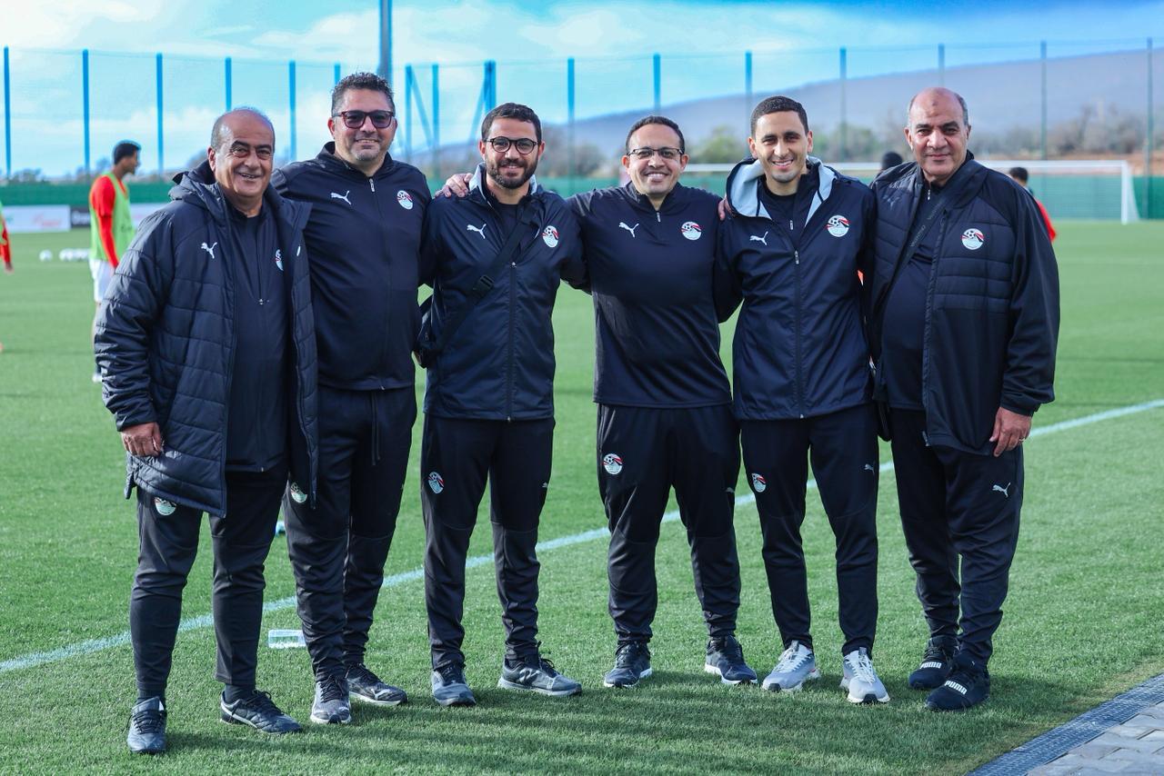 منتخب مصر يختتم تدريباته قبل مواجهة بنين غدًا