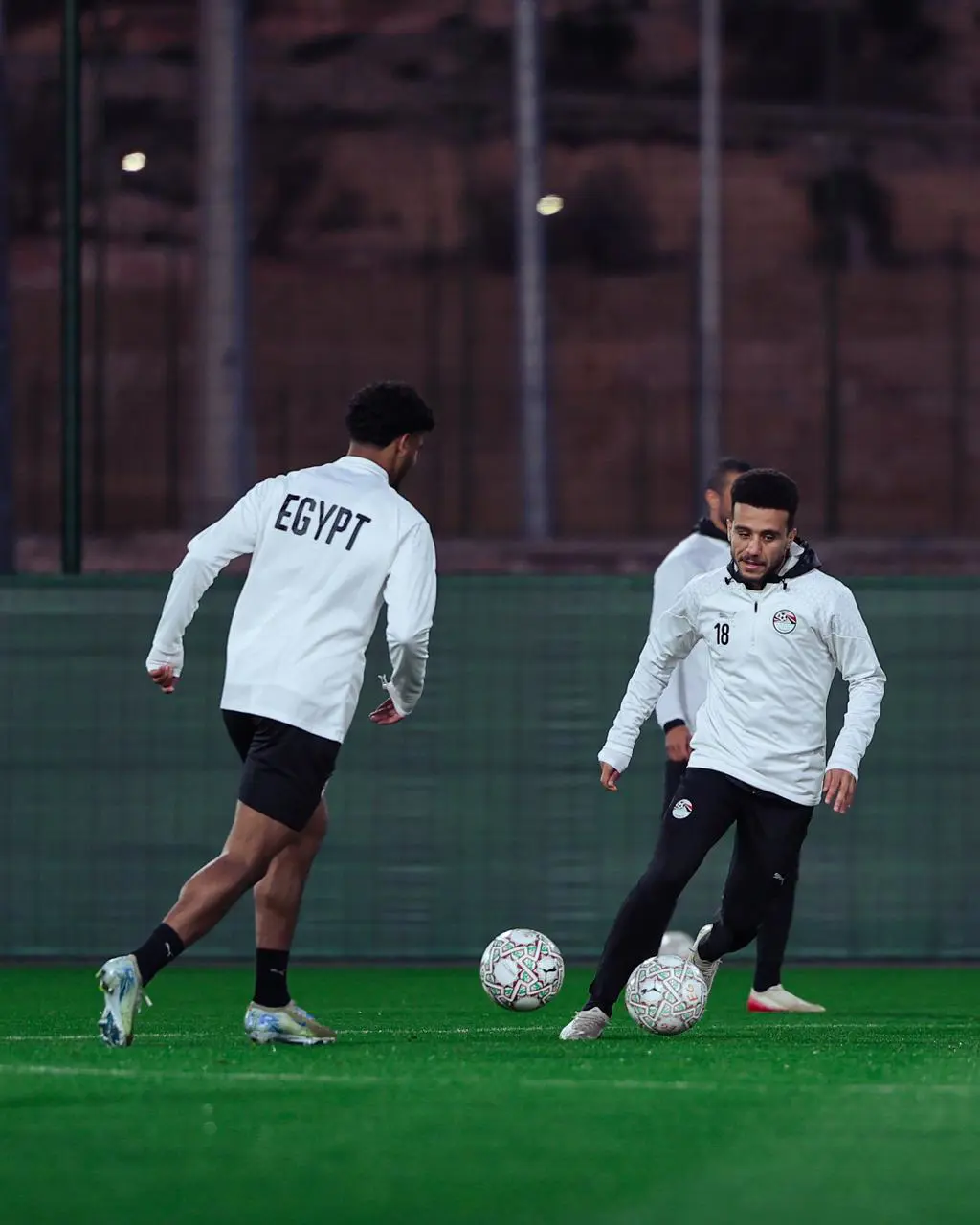 منتخب مصر يواصل تدريباته قبل مواجهة كوت ديفوار