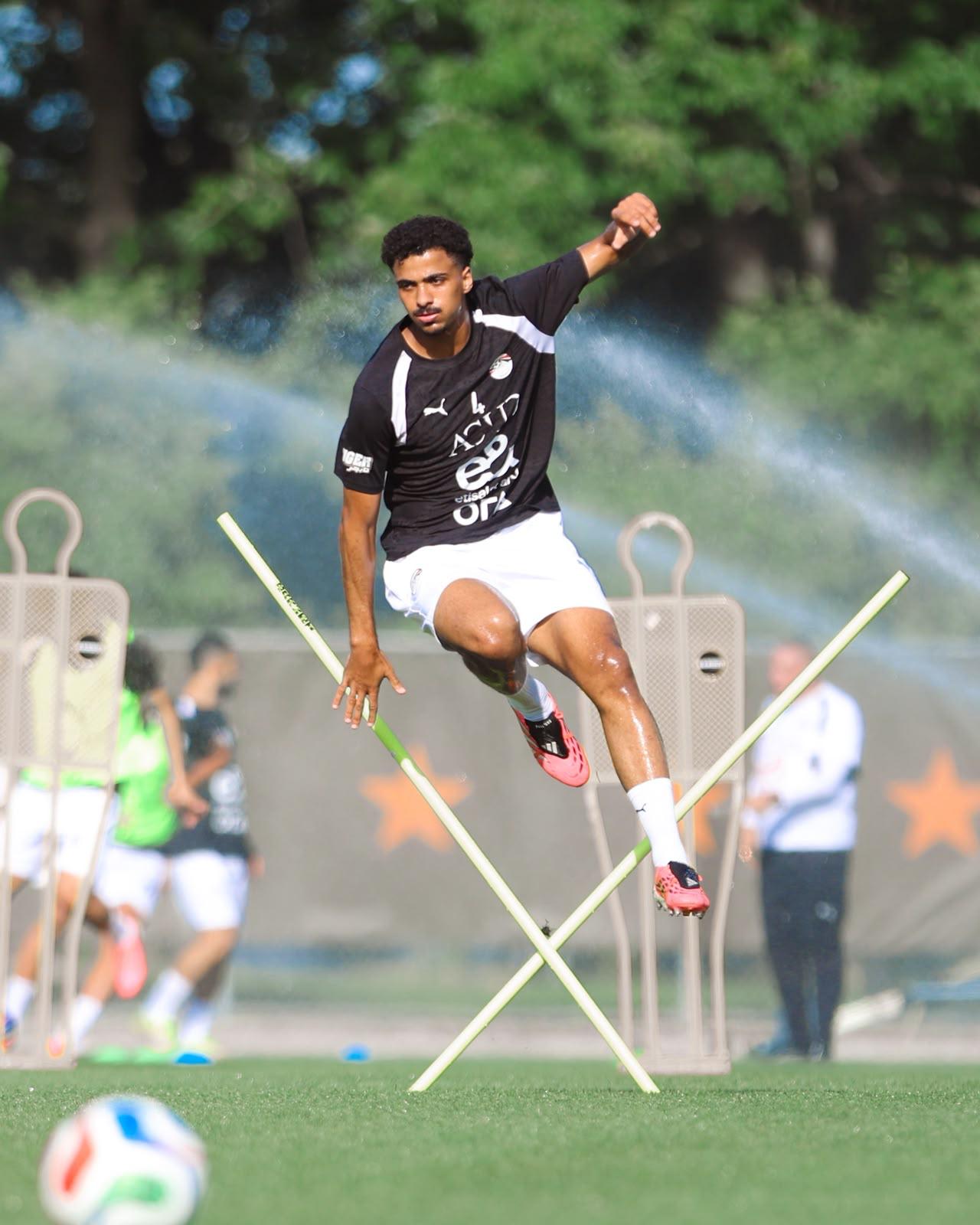 منتخب مصر يواصل تدريباته استعداداً لودية البرازيل  