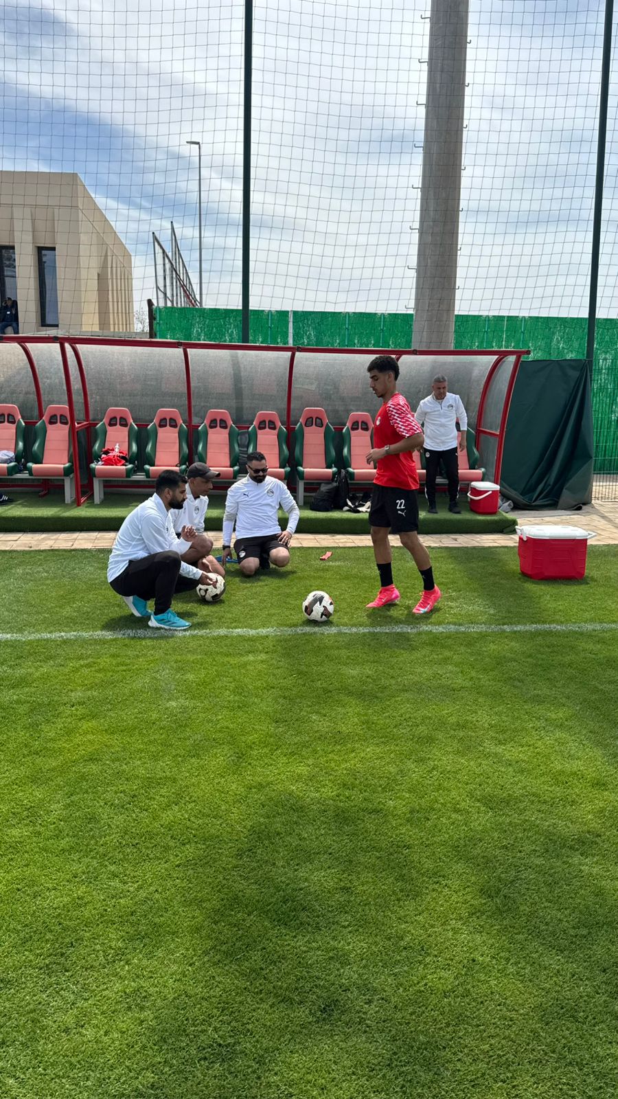 بالصور: تدريبات منتخب الناشئين في المغرب استعدادا لكأس أفريقيا