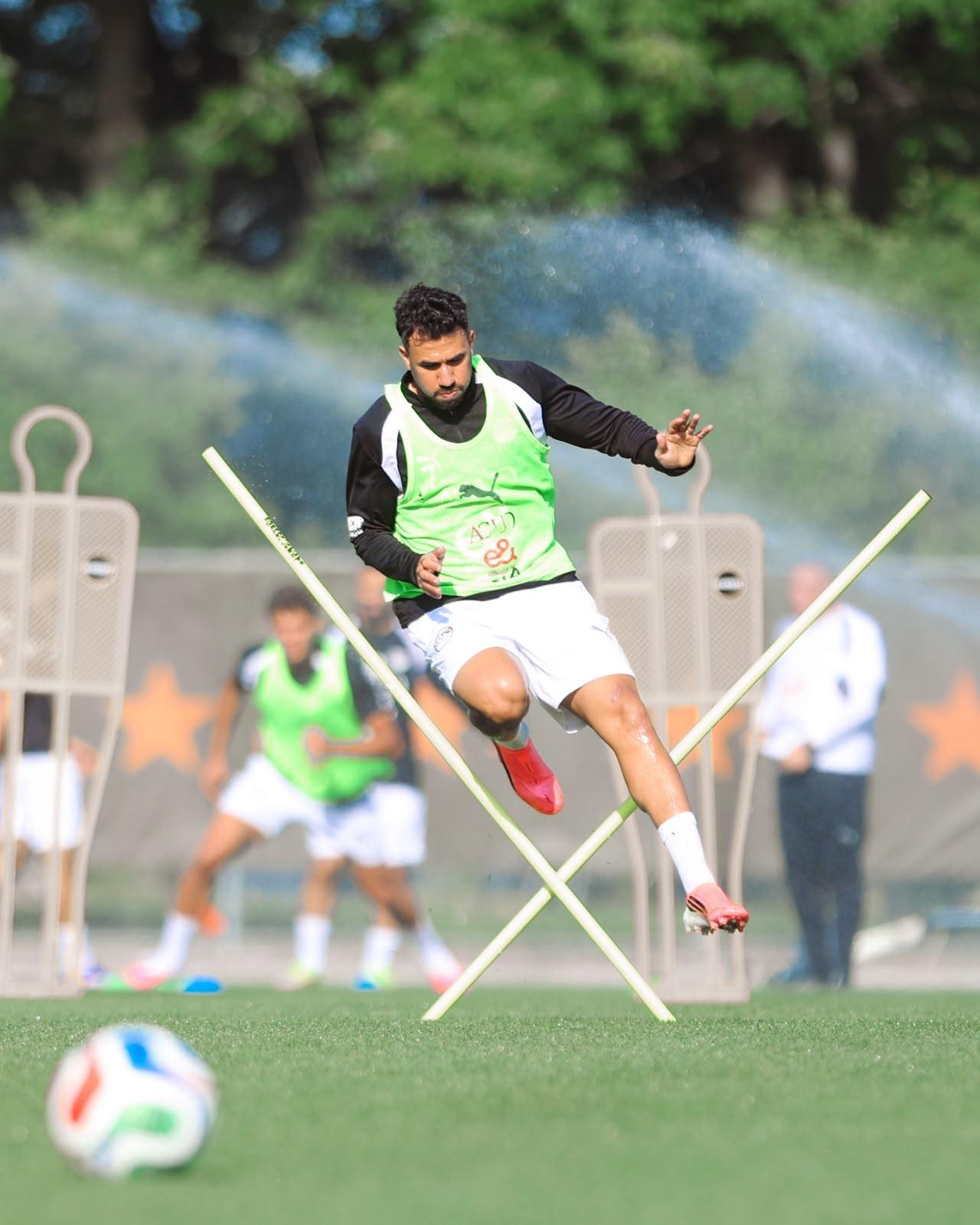 منتخب مصر يواصل تدريباته استعداداً لودية البرازيل  