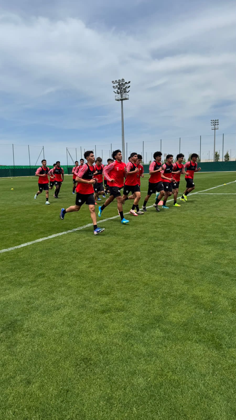 بالصور: تدريبات منتخب الناشئين في المغرب استعدادا لكأس أفريقيا
