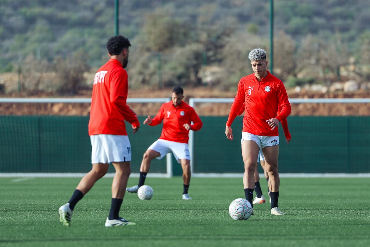 منتخب مصر يختتم تدريباته قبل مواجهة بنين غدًا