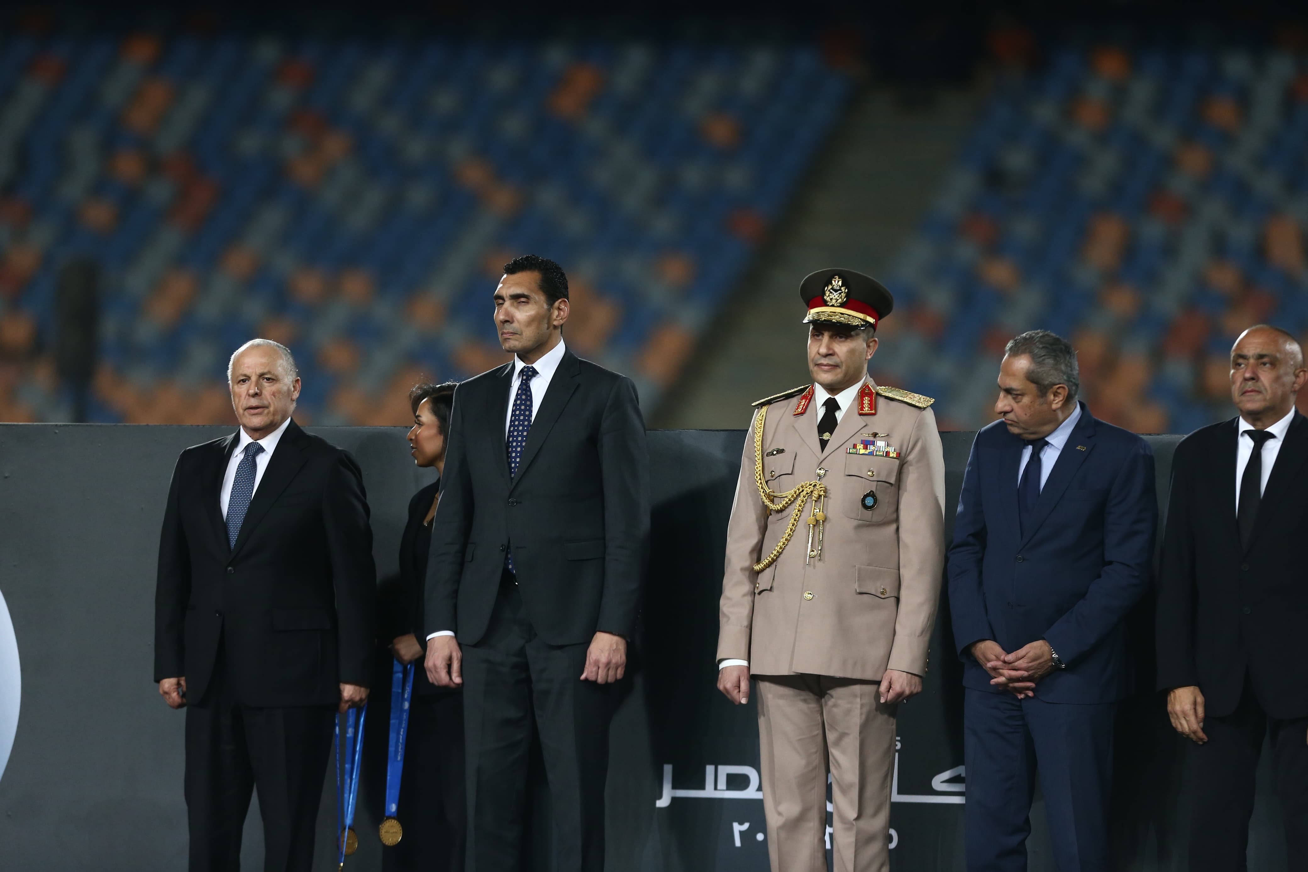 بالصور: مراسم تتويج بيراميدز بكأس مصر