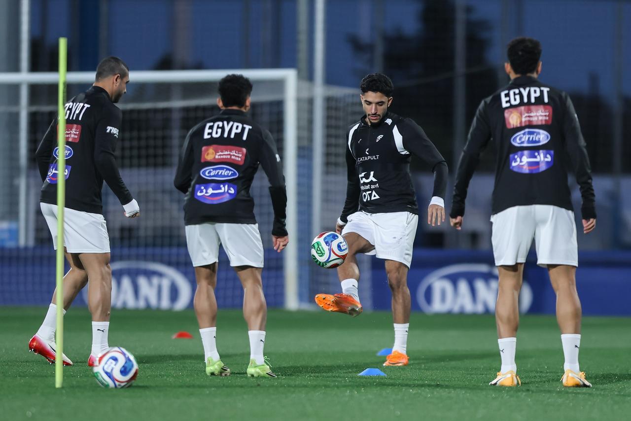 منتخب مصر يخوض تدريبه في "إسبانيول" استعداداً لودية إسبانيا