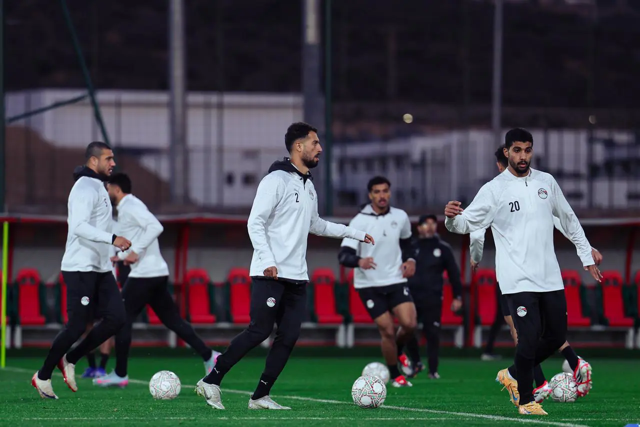 منتخب مصر يواصل تدريباته قبل مواجهة كوت ديفوار