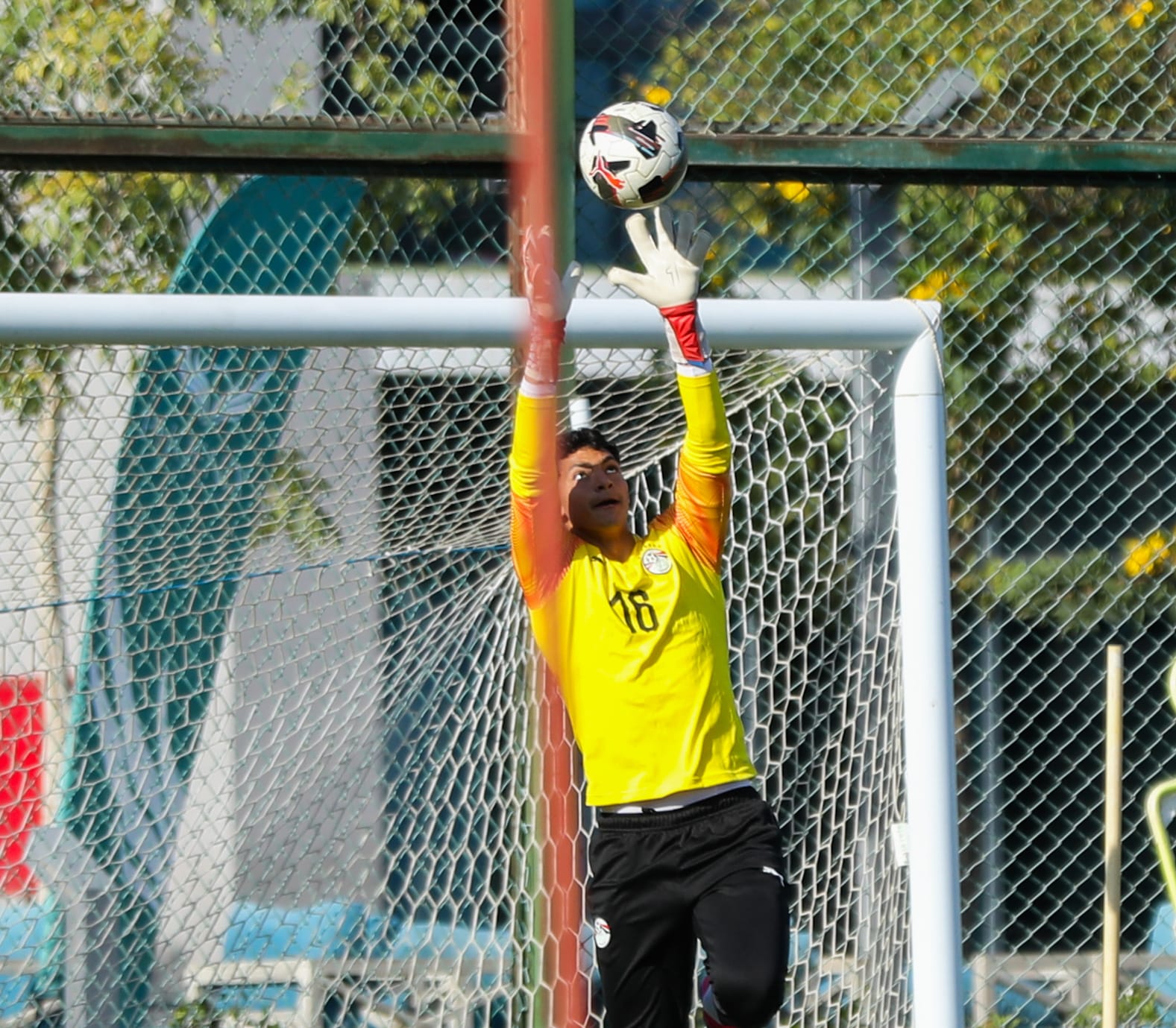 بجدية وحماس.. منتخبنا الوطني للناشئين يواصل تدريباته استعداداً لكأس الأمم الأفريقية