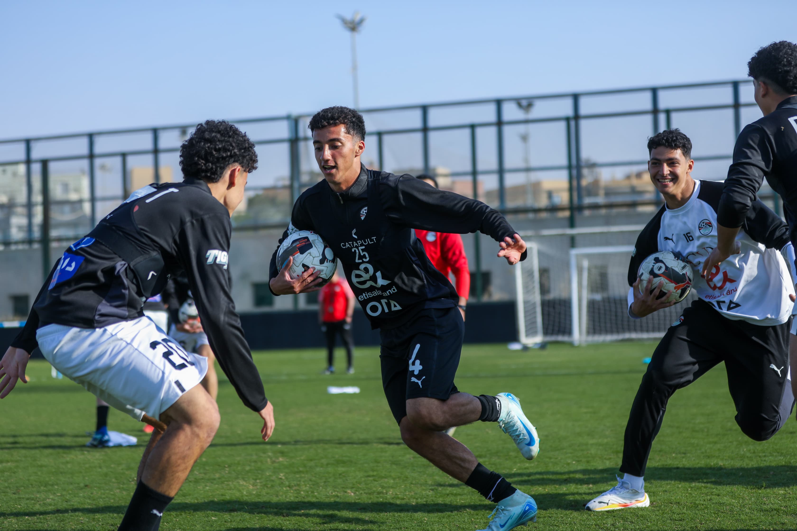 تدريب منتخب الناشئين استعدادا لكأس أفريقيا