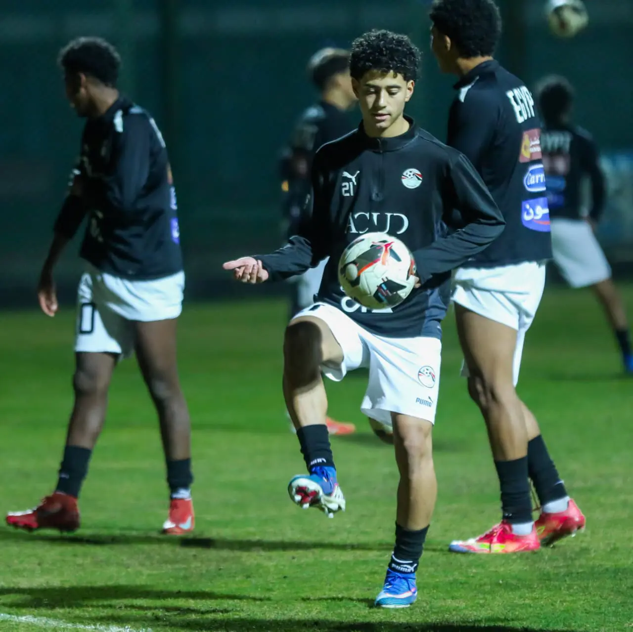 تدريبات منتخب مصر للناشئين