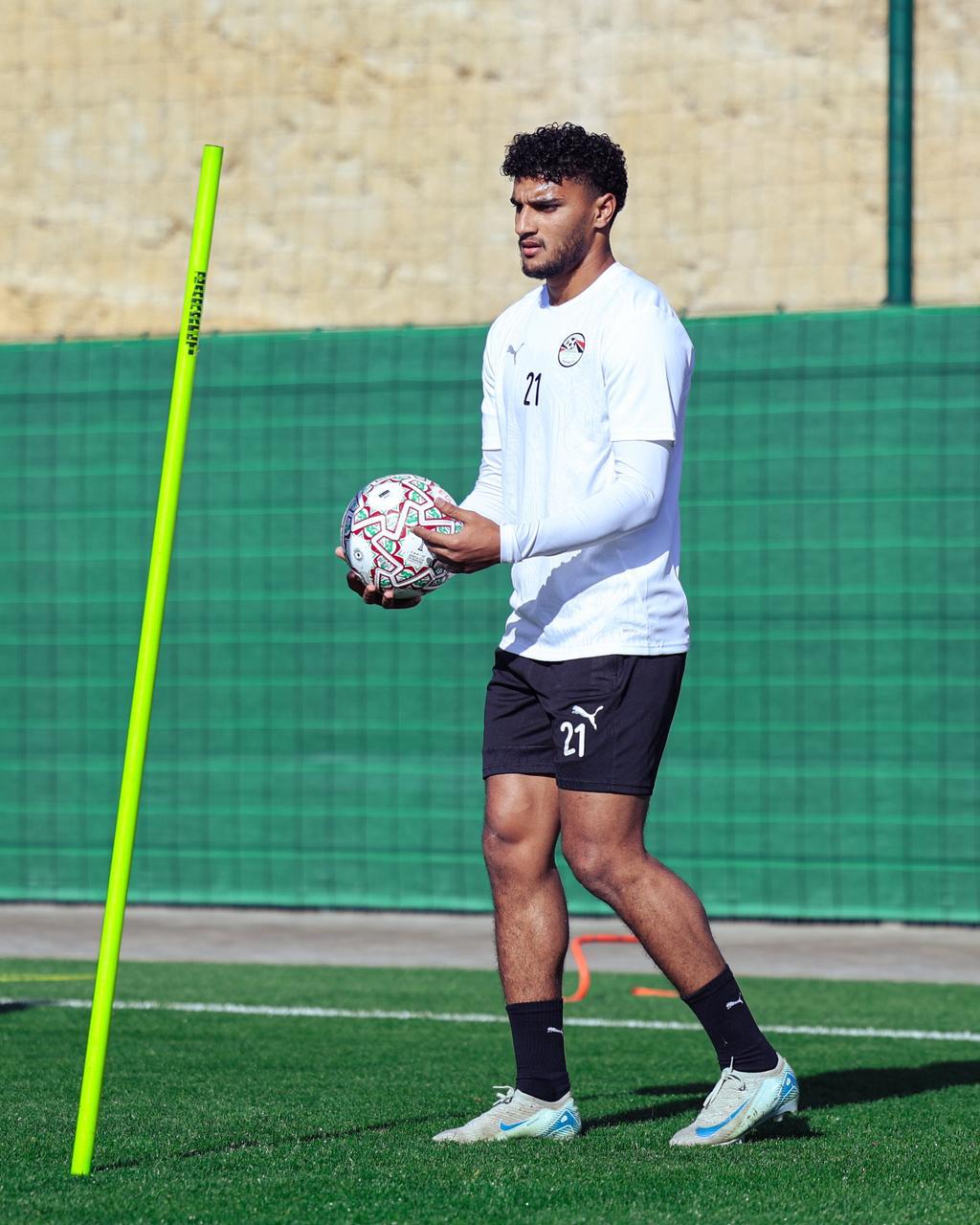 منتخب مصر يبدأ استعداداته لمواجهة جنوب أفريقيا 