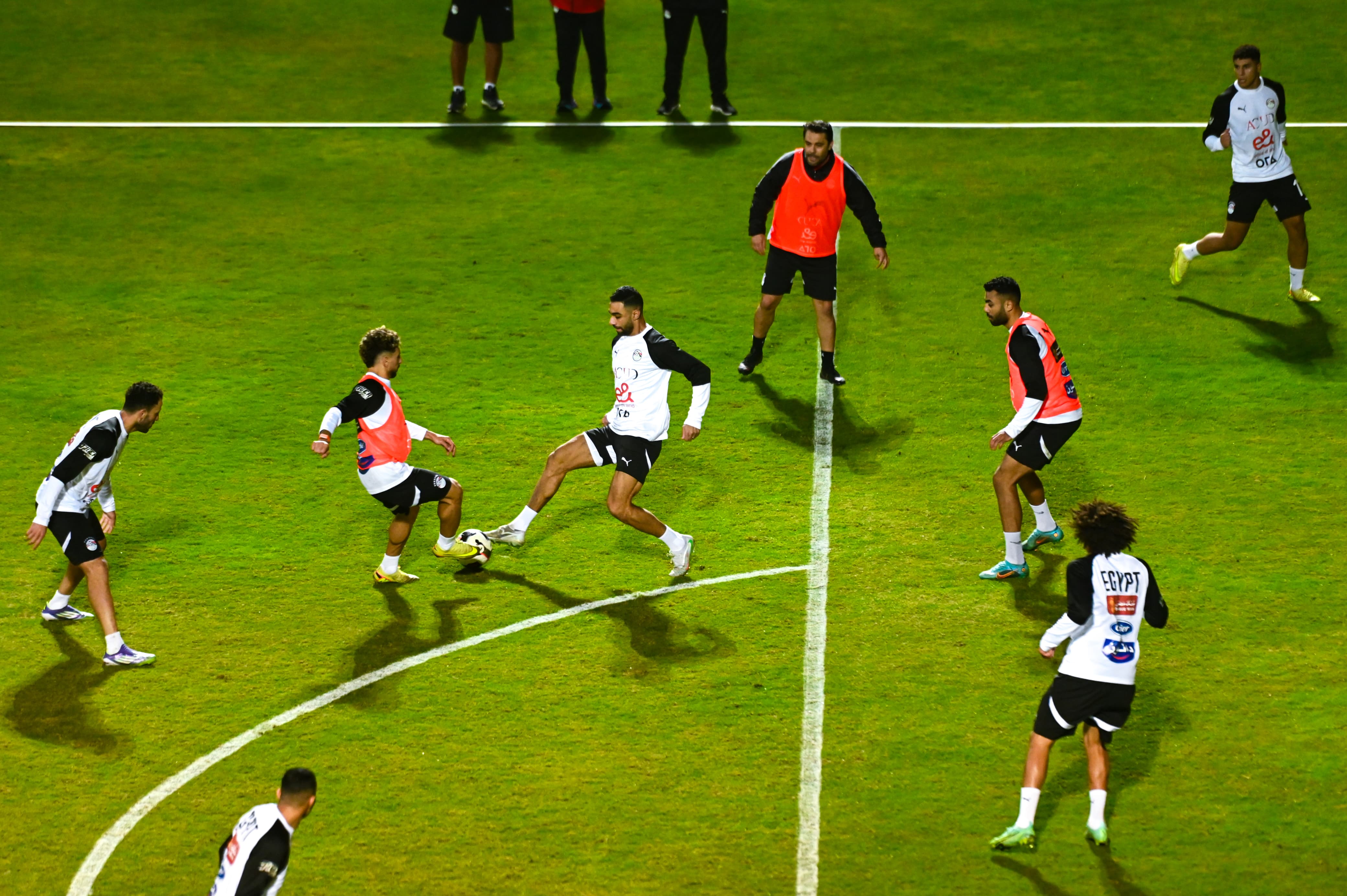 تدريبات منتخب مصر المشارك في كأس العرب قبل السفر إلى قطر