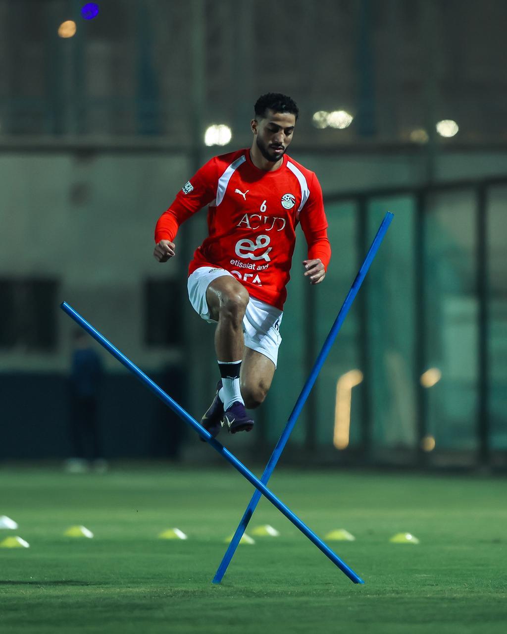 منتخب مصر يخوض ثاني  تدريباته بمركز المنتخبات الوطنية استعدادا لوديتي السعودية و إسبانيا 