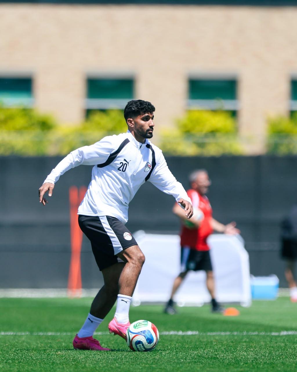 بالصور.. منتخب مصر يواصل استعداداته لمواجهة بلجيكا
