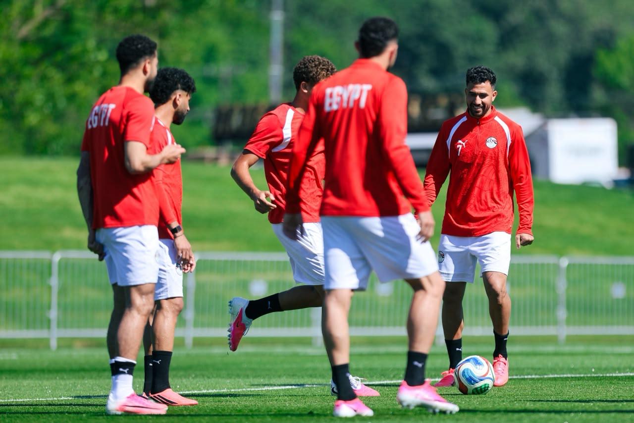 بالصور.. منتخب مصر يختتم تدريباته استعداداً لمواجهة بلجيكا غداً