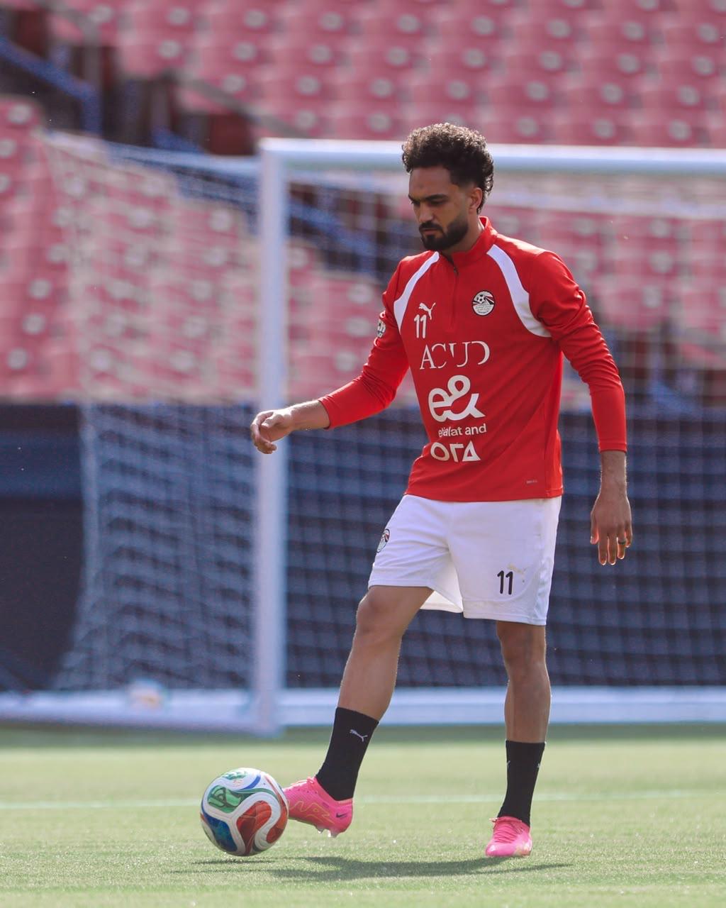 منتخب مصر يختتم تدريباته استعداداً لمواجهة البرازيل ودياً