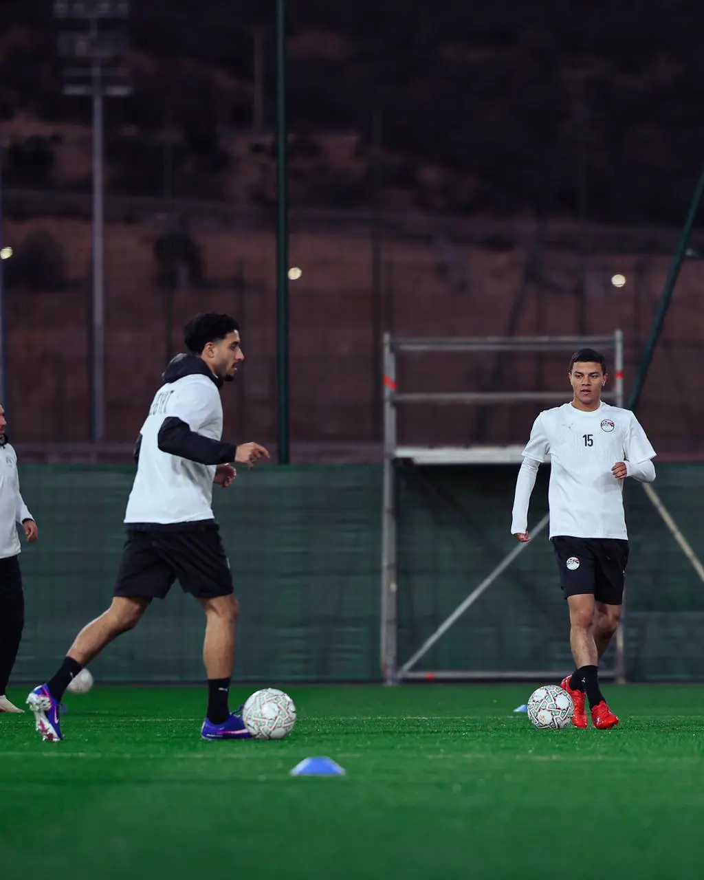 منتخب مصر يواصل تدريباته قبل مواجهة كوت ديفوار