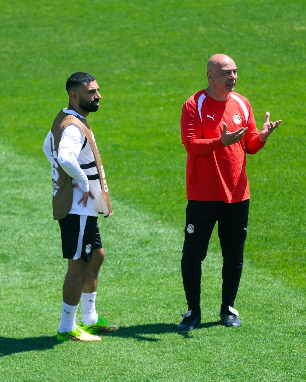 بالصور.. منتخب مصر يواصل استعداداته لمواجهة بلجيكا
