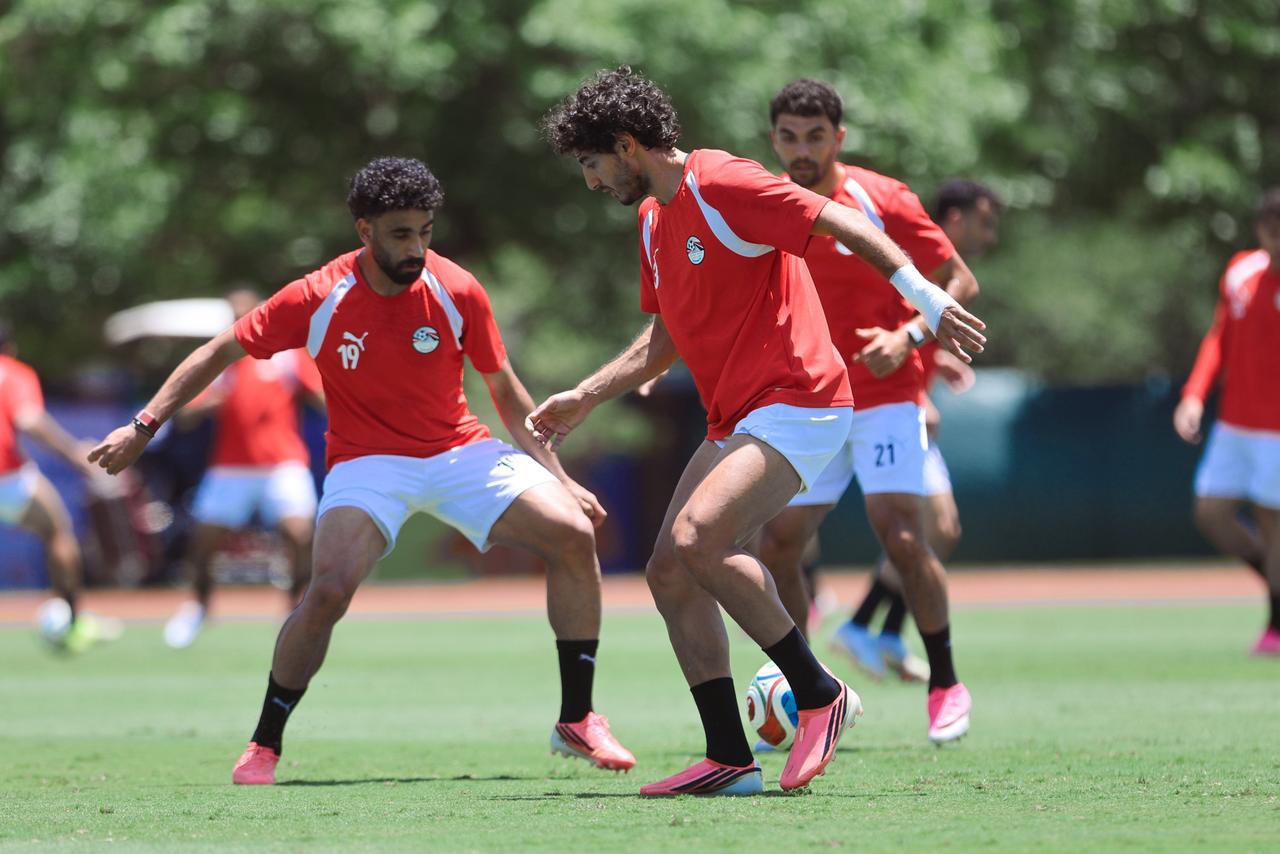 بالصور.. منتخب مصر يختتم تدريباته في "دالاس" استعداداً لمواجهة أستراليا 