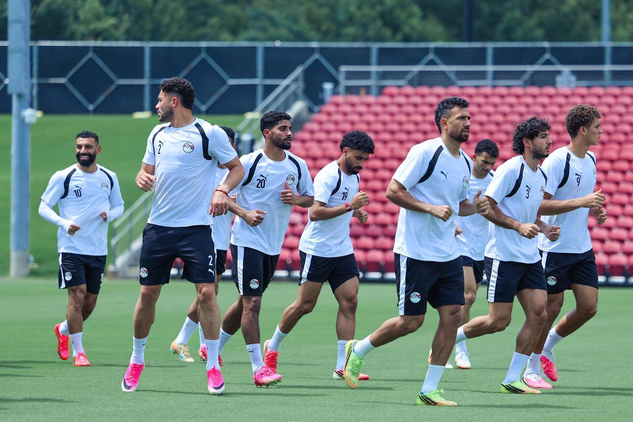 بالصور.. مران منتخب مصر في أتلانتا استعداداً لمباراة الأرجنتين 