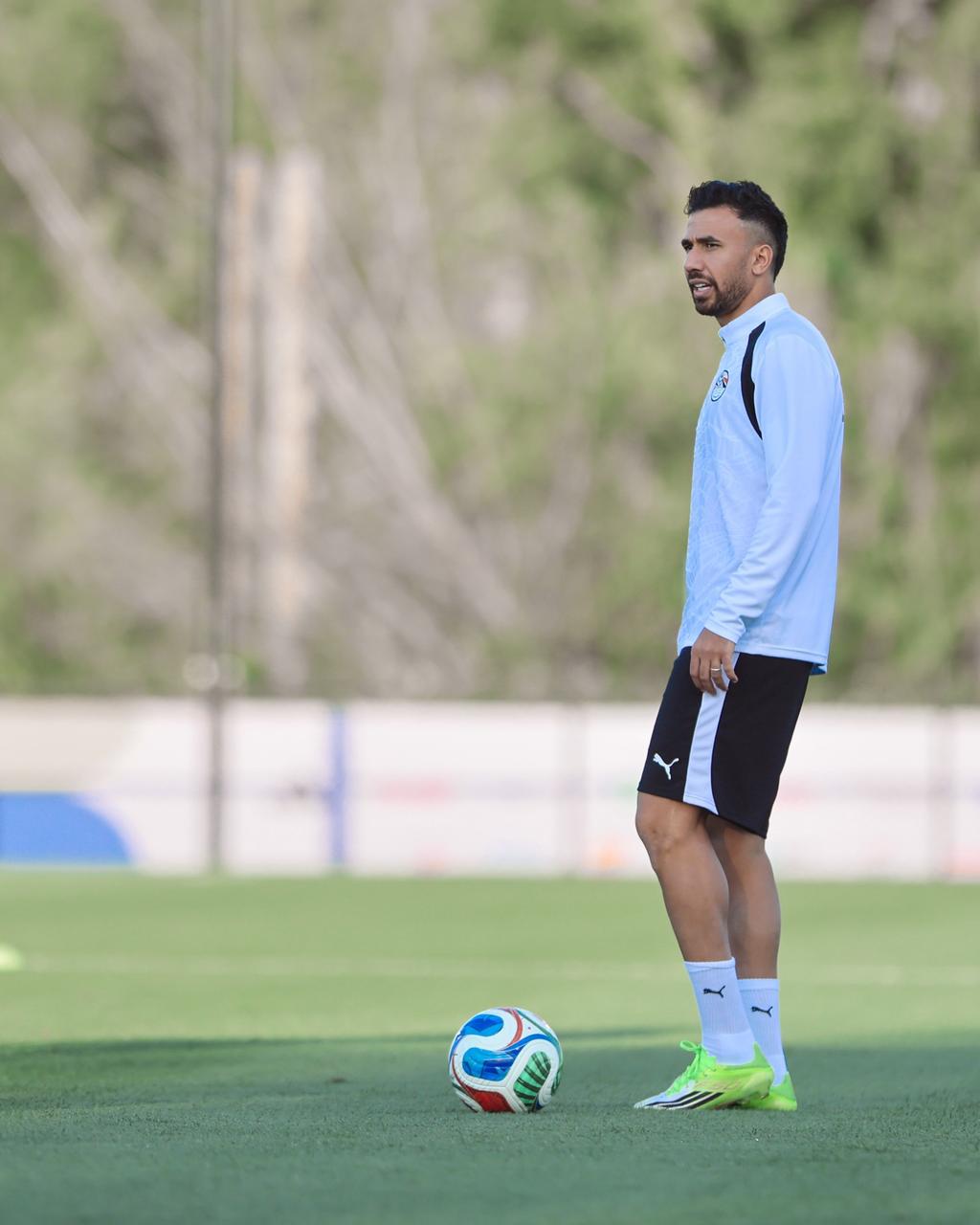 بالصور.. منتخب مصر يخوض تدريباته بسياتل  استعداداً لمواجهة إيران 