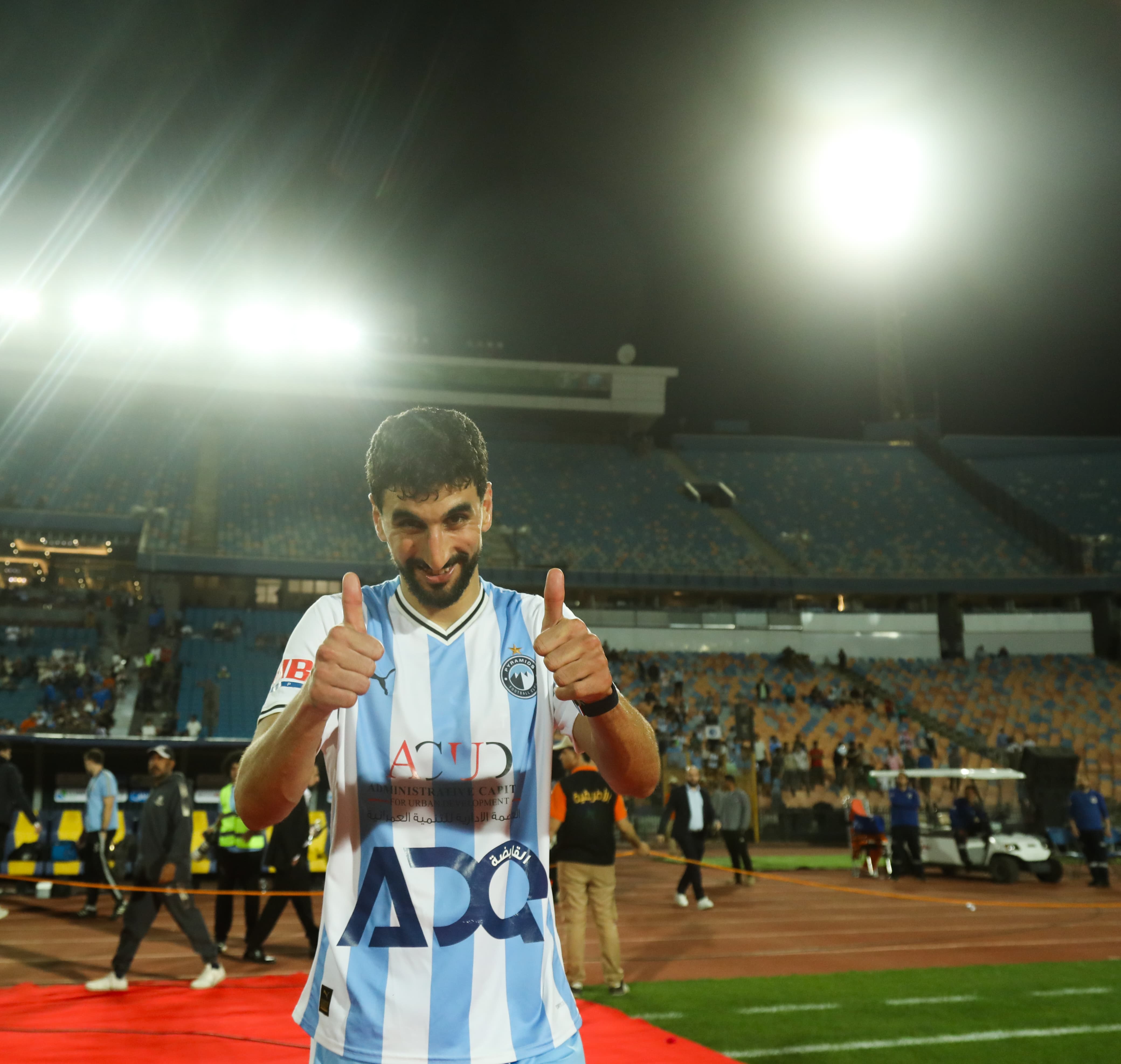 بالصور: مراسم تتويج بيراميدز بكأس مصر
