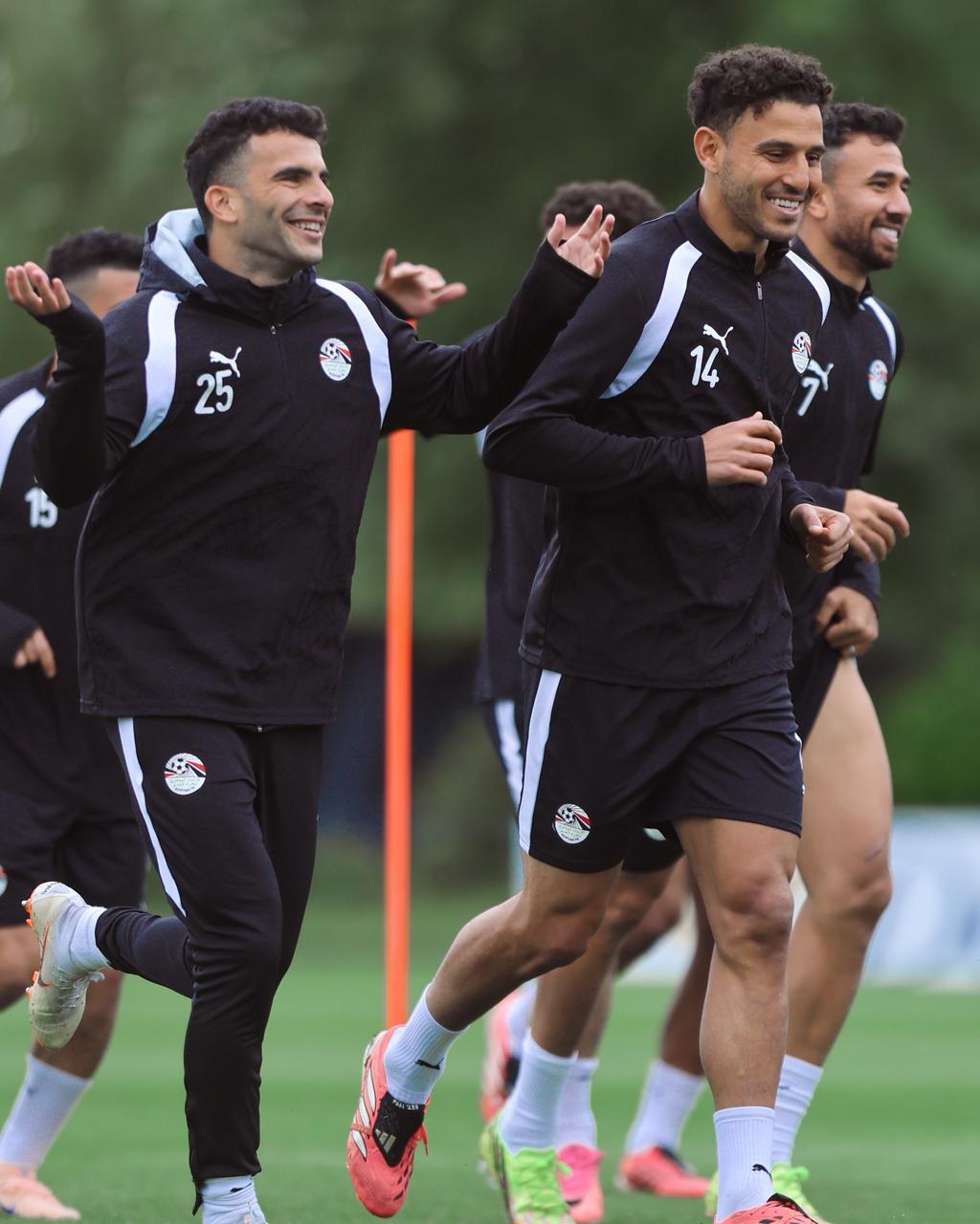 بالصور..منتخب مصر يواصل تدريباته بسبوكين استعداداً لأستراليا.. وعودة صلاح وفتحي