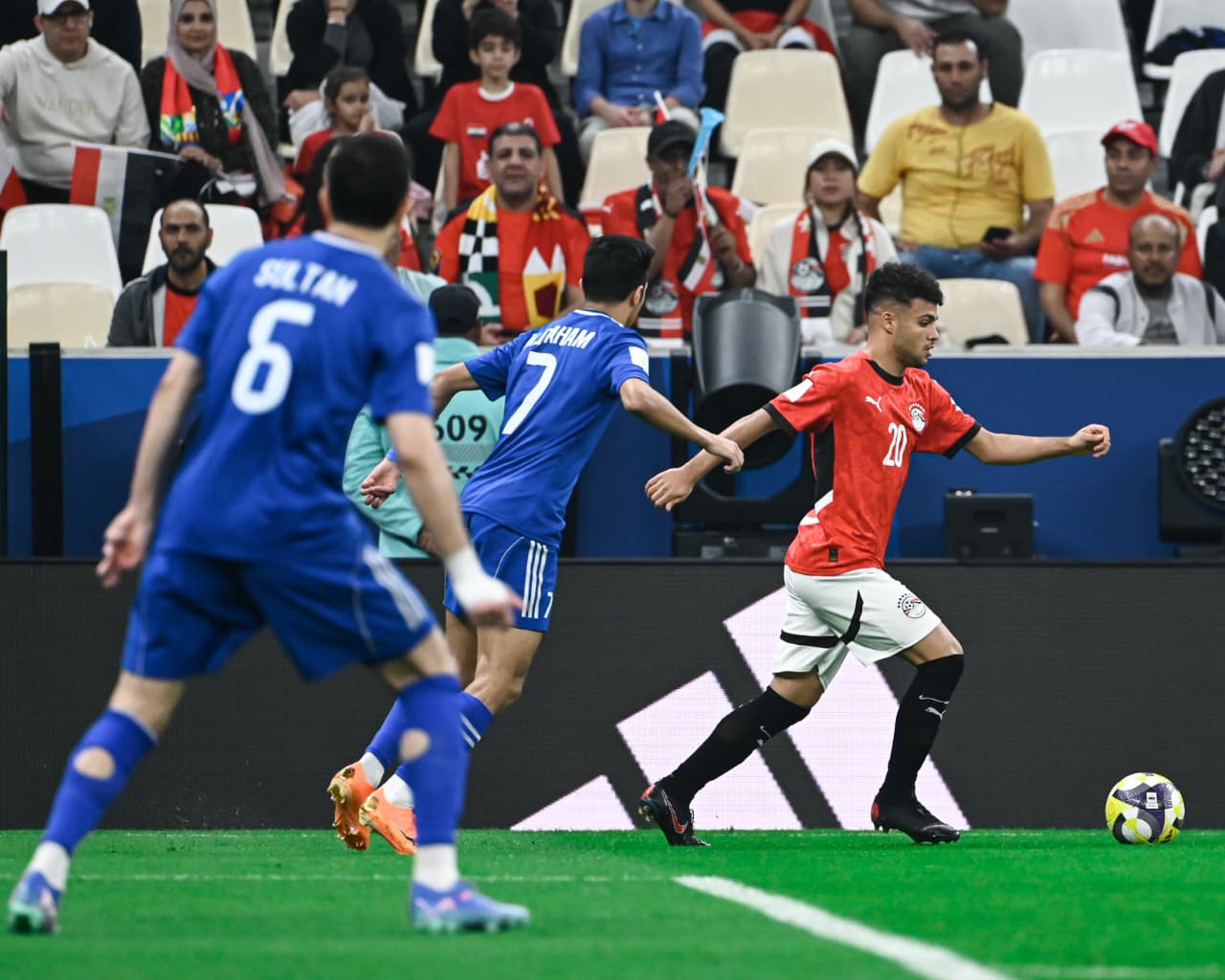 منتخب مصر المشارك في كأس العرب يفتتح مشواره بالتعادل مع الكويت