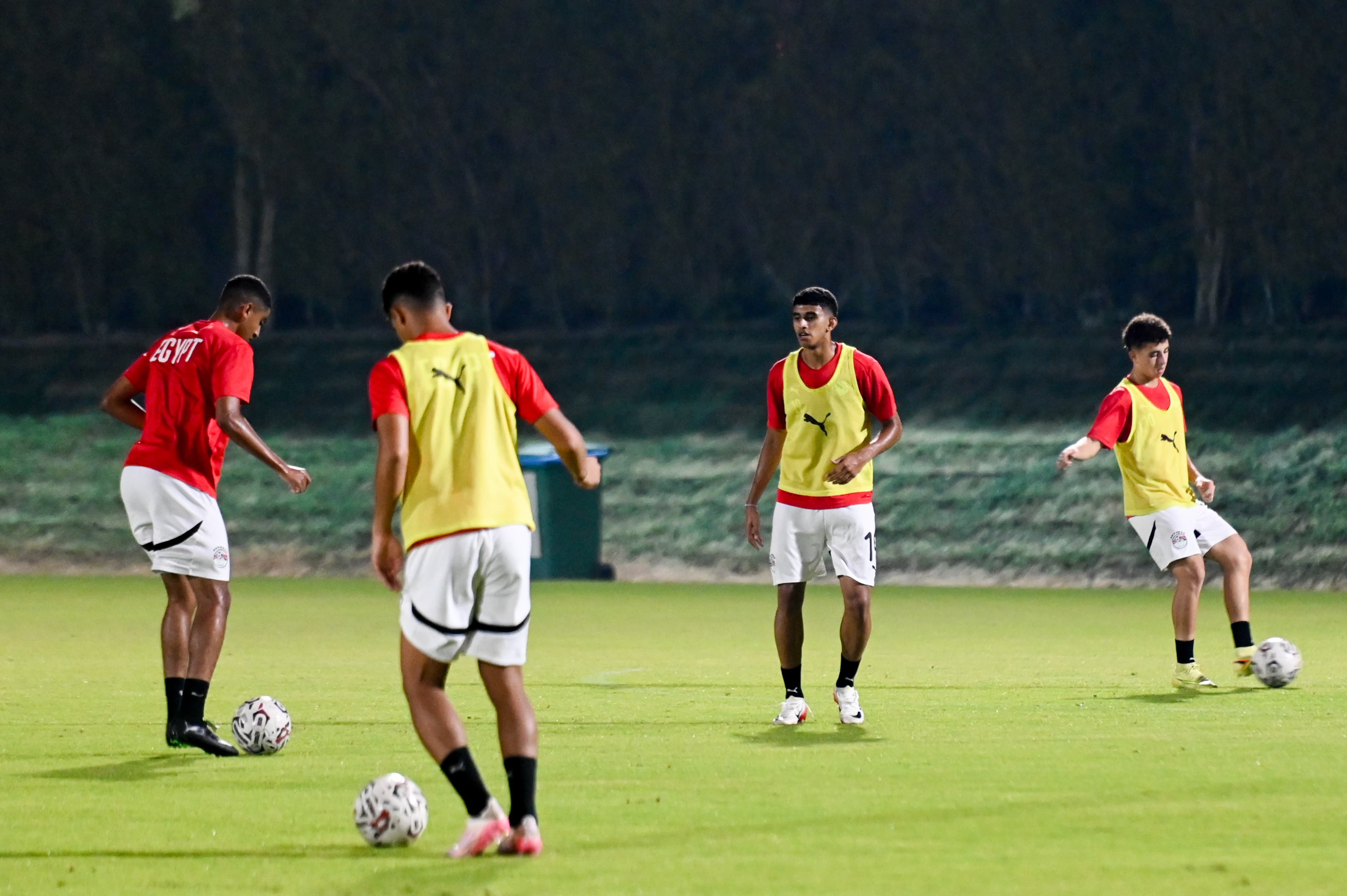 منتخب مصر تحت ١٧ ستة يواصل  تدريباته قبل انطلاق المونديال