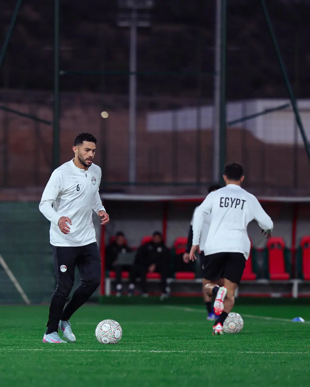 منتخب مصر يواصل تدريباته قبل مواجهة كوت ديفوار