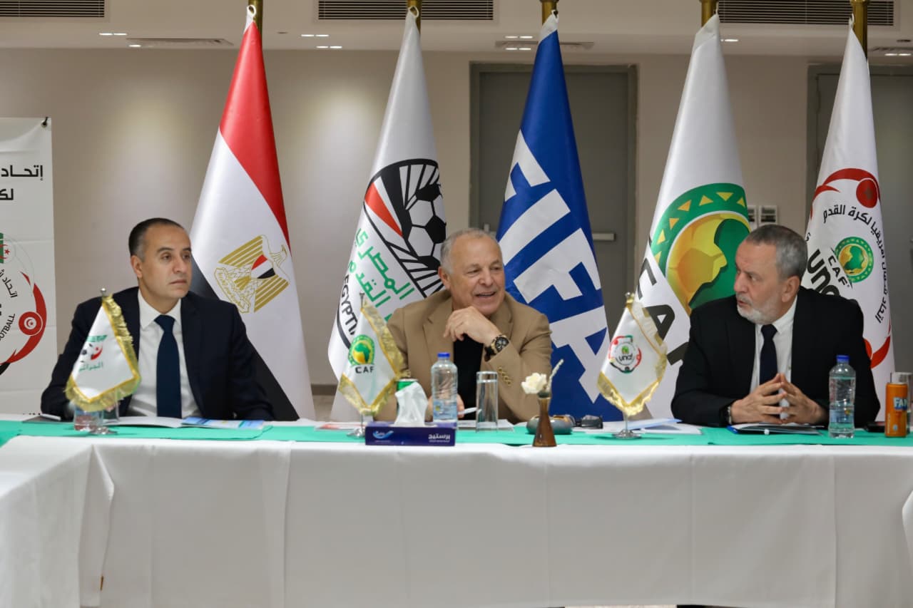 بالصور: أبوريدة يتراس اجتماع المكتب التنفيذي لاتحاد شمال افريقيا