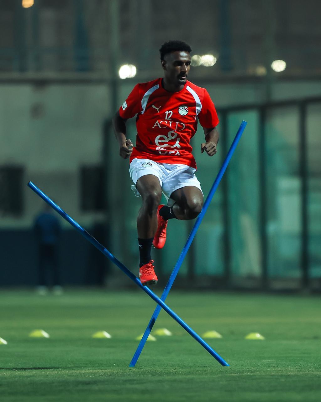 منتخب مصر يخوض ثاني  تدريباته بمركز المنتخبات الوطنية استعدادا لوديتي السعودية و إسبانيا 