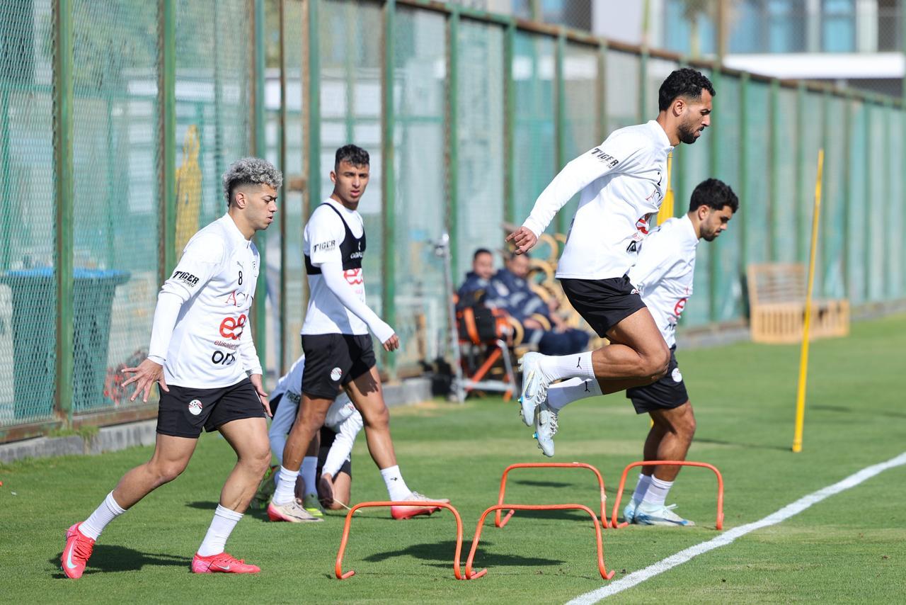تدريبات منتخب مصر في مركز المنتخبات الوطنية استعدادا لأمم أفريقيا