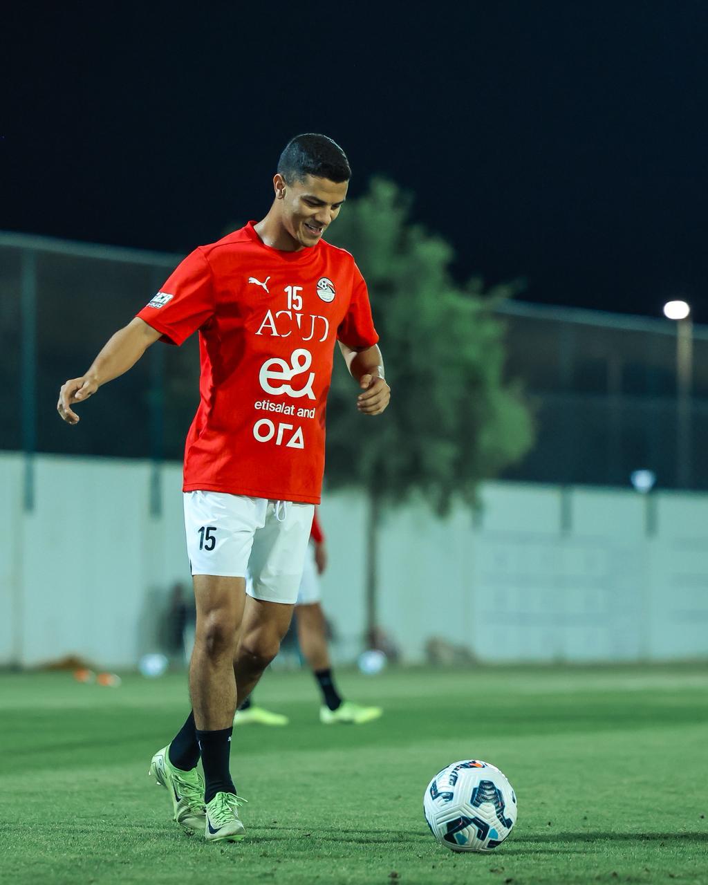 منتخب مصر يختتم تحضيراته لمواجهة أوزبكستان في دورة العين