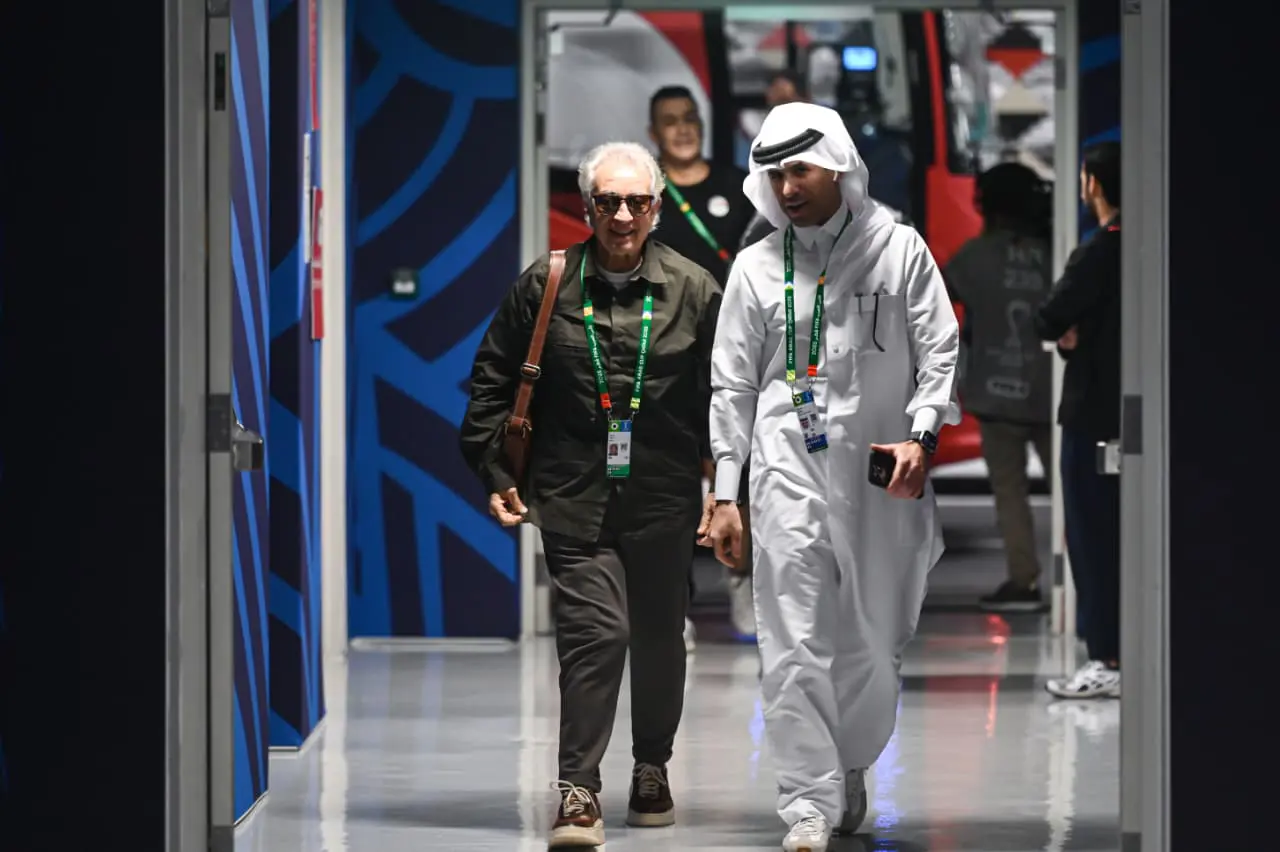 منتخب مصر المشارك في كأس العرب يصل لملعب البيت قبل مواجهة الأردن