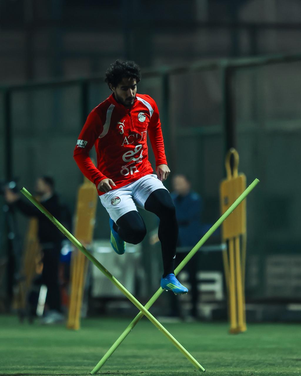 منتخب مصر يخوض ثاني  تدريباته بمركز المنتخبات الوطنية استعدادا لوديتي السعودية و إسبانيا 