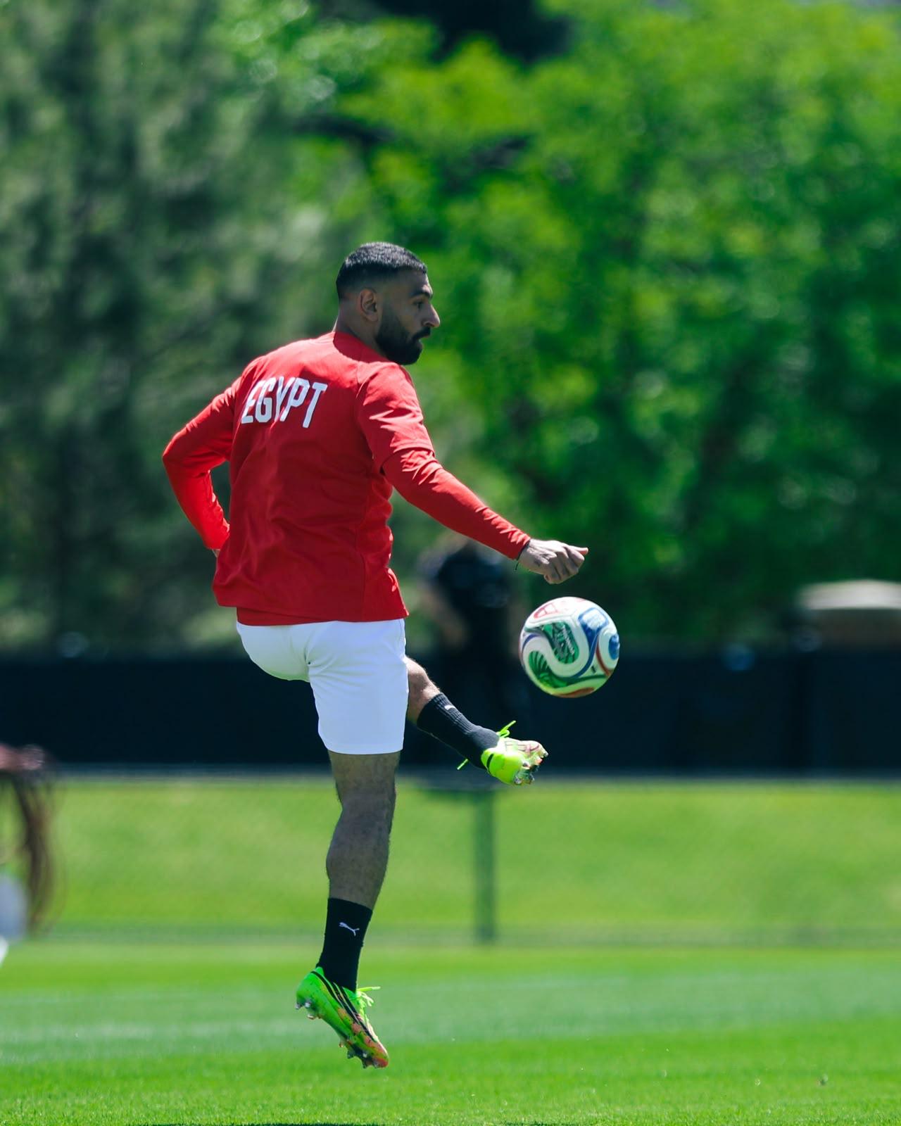بالصور .. منتخب مصر يواصل تدريباته بملعب جونزاجا استعداداً لمواجهة بلجيكا