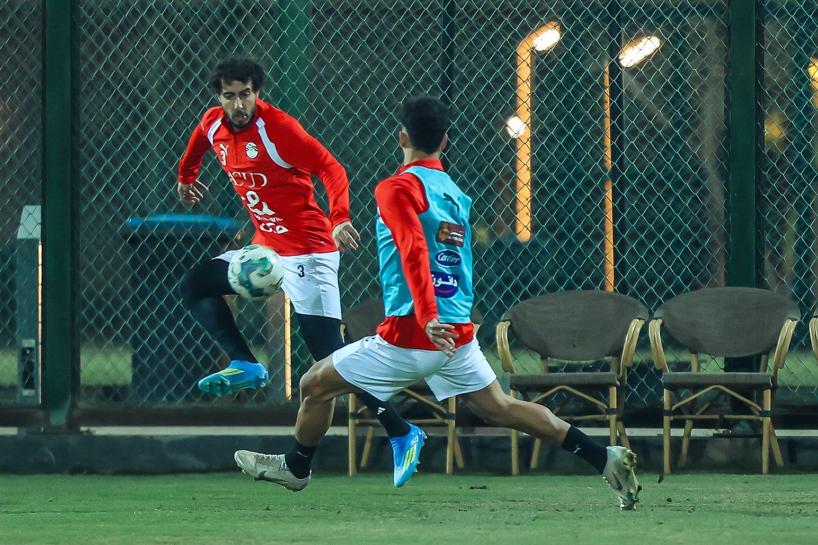 منتخب مصر يخوض ثاني  تدريباته بمركز المنتخبات الوطنية استعدادا لوديتي السعودية و إسبانيا 