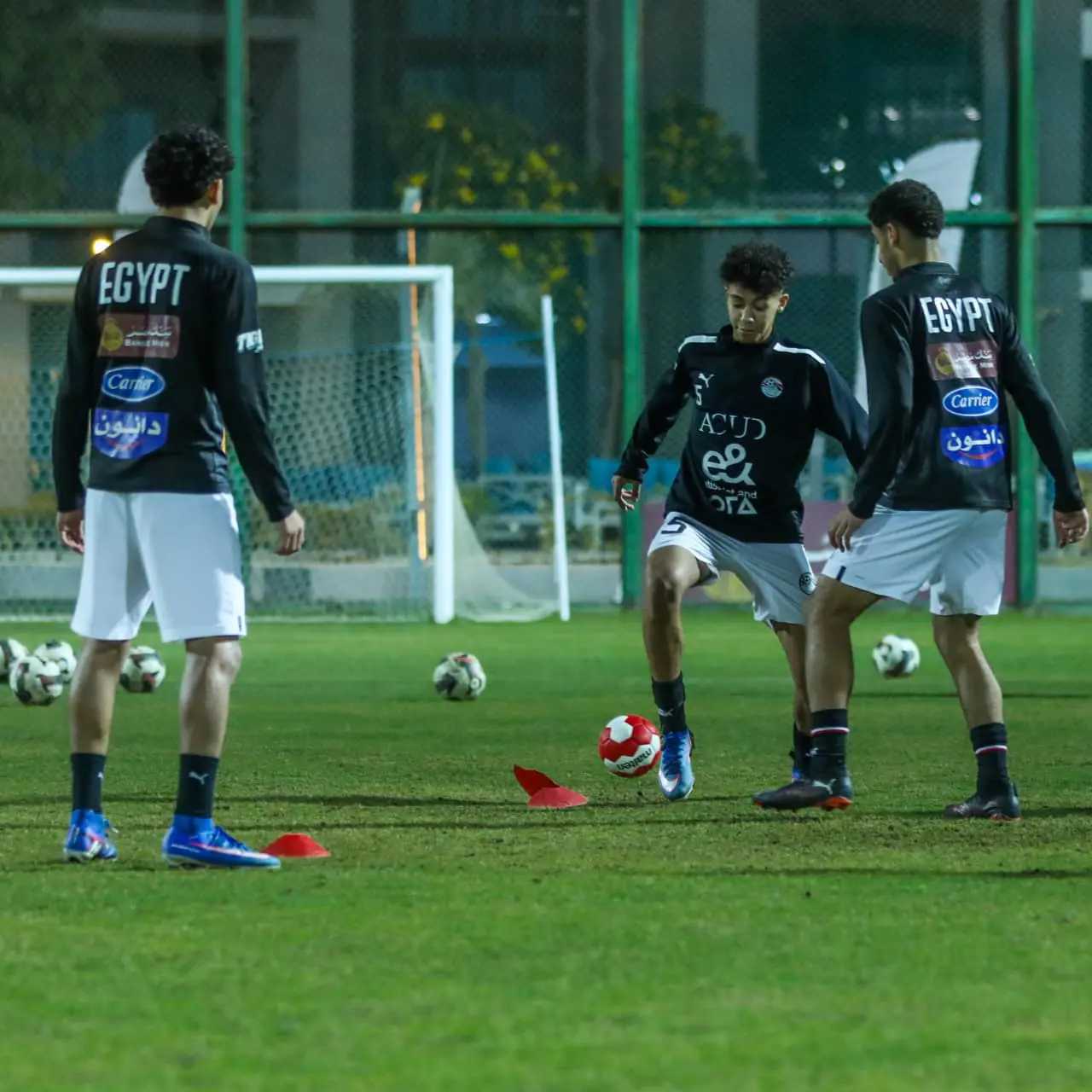 تدريبات منتخب مصر للناشئين