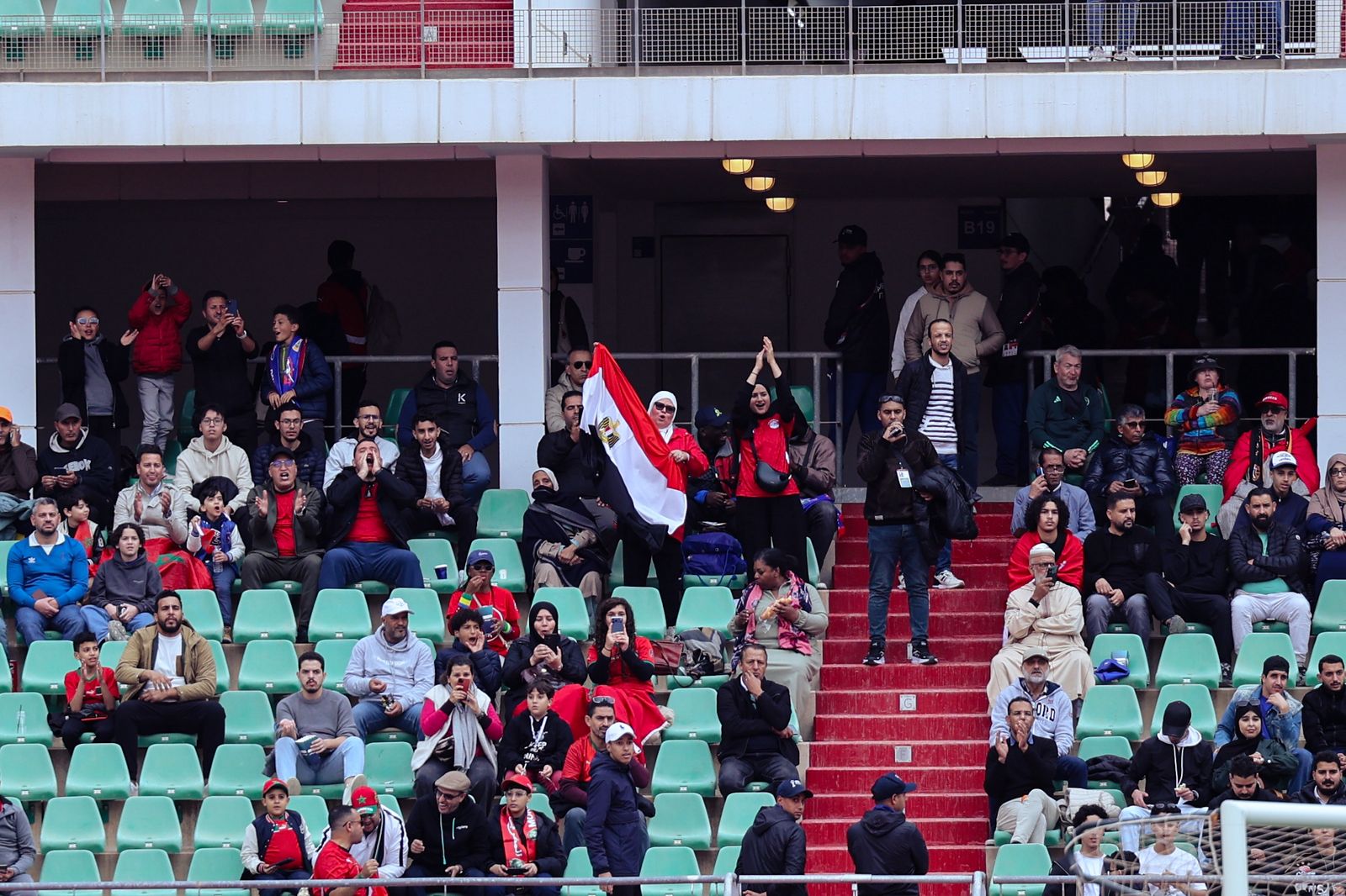أجواء ما قبل مباراة مصر وجنوب أفريقيا في أمم أفريقيا