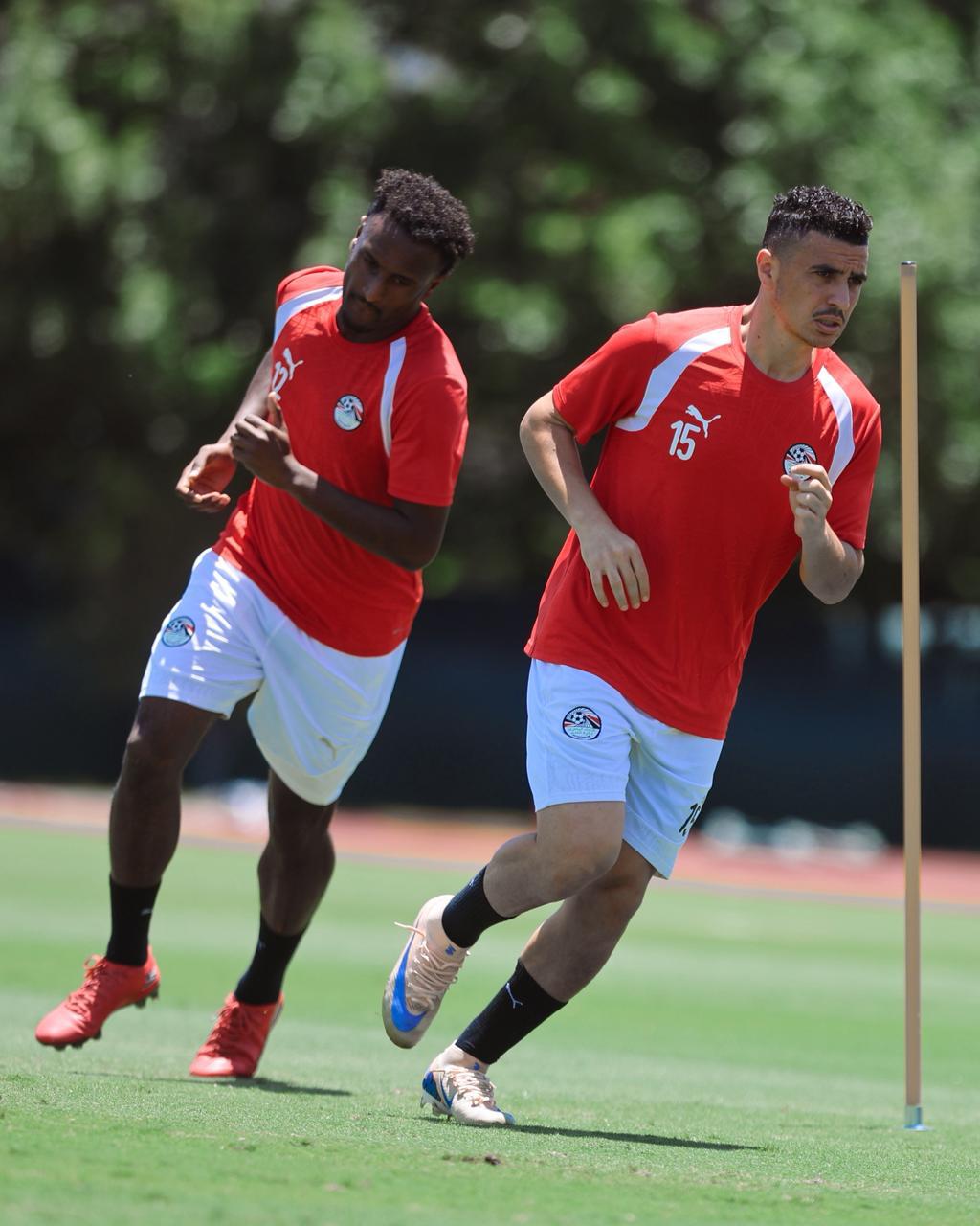 بالصور.. منتخب مصر يختتم تدريباته في "دالاس" استعداداً لمواجهة أستراليا 