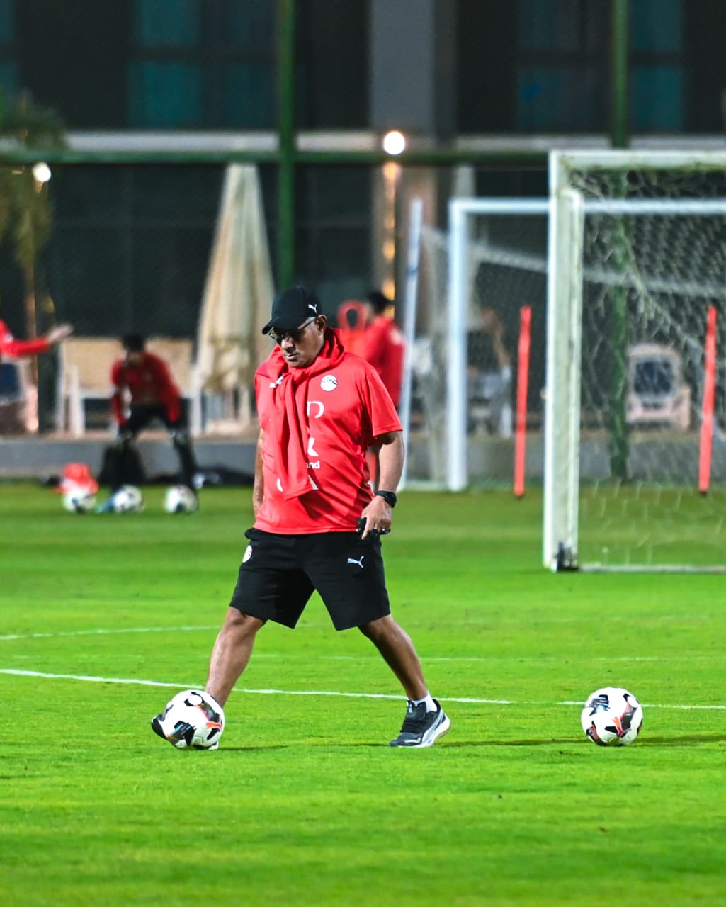 منتخب مصر المشارك في كأس العرب يختتم تدريباته قبل السفر للدوحة