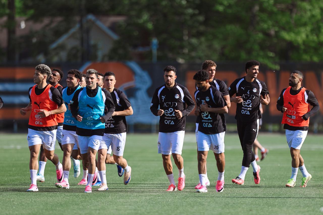 بالصور: المنتخب الوطني يخوض تدريبه الثاني في أوهايو استعداداً لودية البرازيل 
