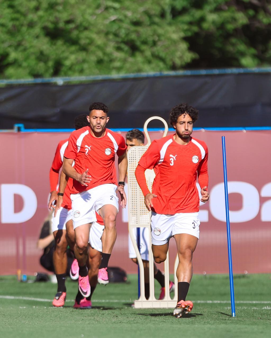 بالصور.. منتخب مصر يختتم تدريباته بفانكوفر استعداداً لمواجهة نيوزيلندا