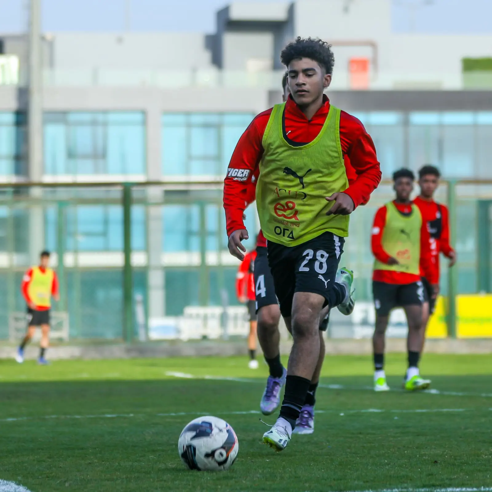 صور تدريبات منتخب الناشئين استعدادا لأمم أفريقيا