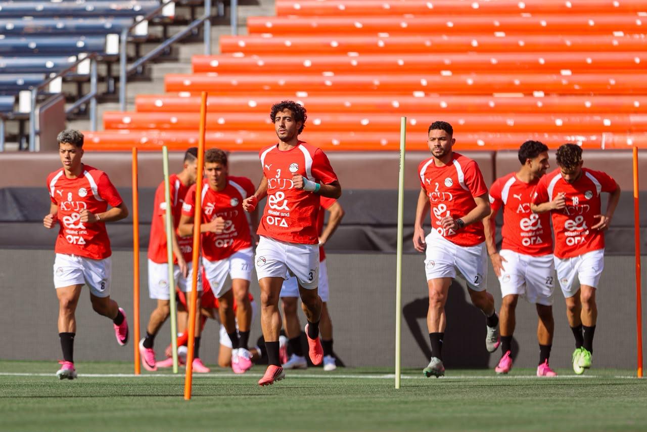 منتخب مصر يختتم تدريباته استعداداً لمواجهة البرازيل ودياً