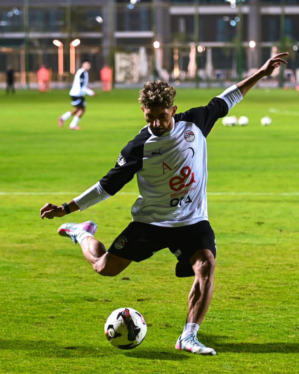 منتخب مصر المشارك في كأس العرب يختتم تدريباته قبل السفر للدوحة