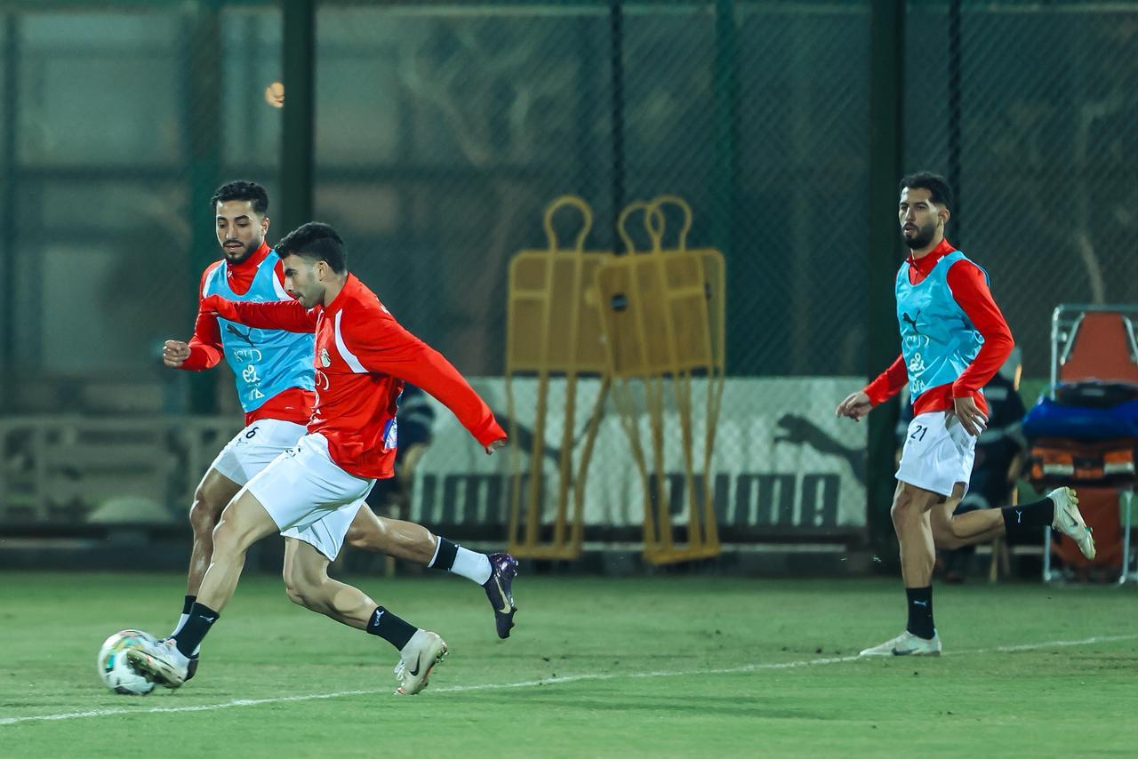 منتخب مصر يخوض ثاني  تدريباته بمركز المنتخبات الوطنية استعدادا لوديتي السعودية و إسبانيا 