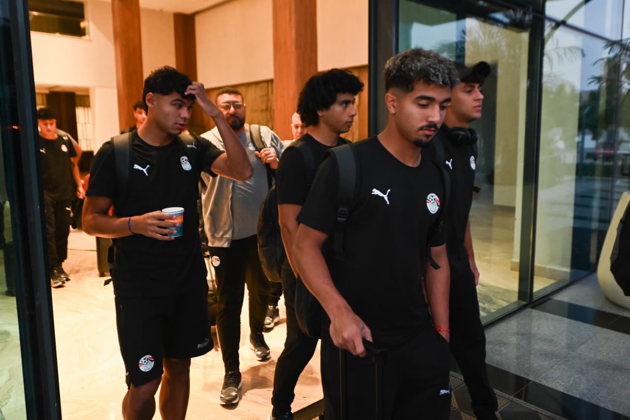 بعثة منتخب مصر تحت 20 سنة تغادر الى تشيلي