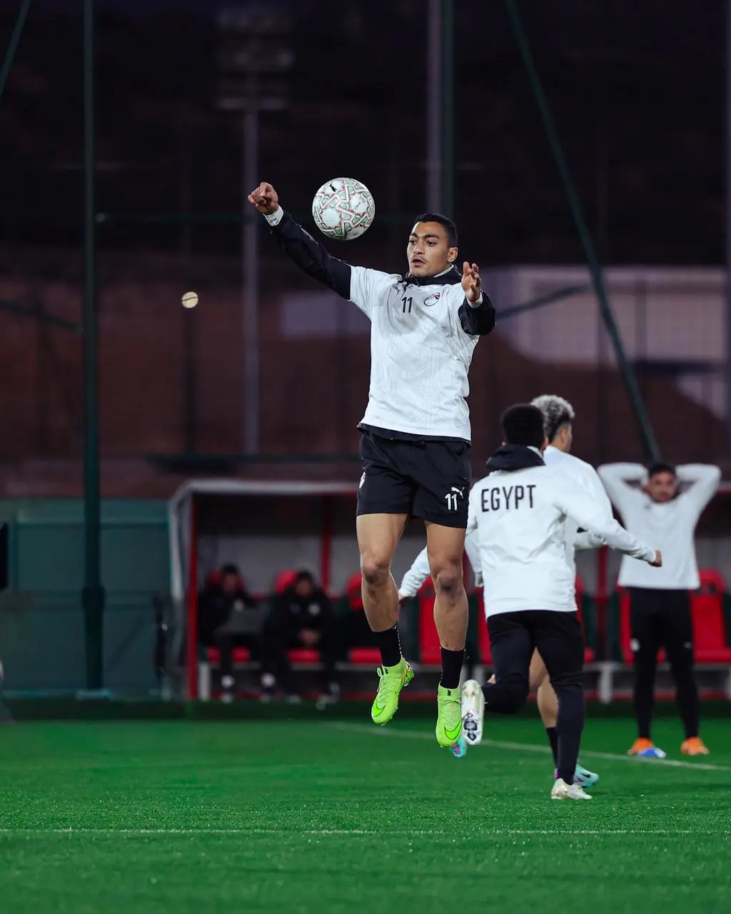 منتخب مصر يواصل تدريباته قبل مواجهة كوت ديفوار