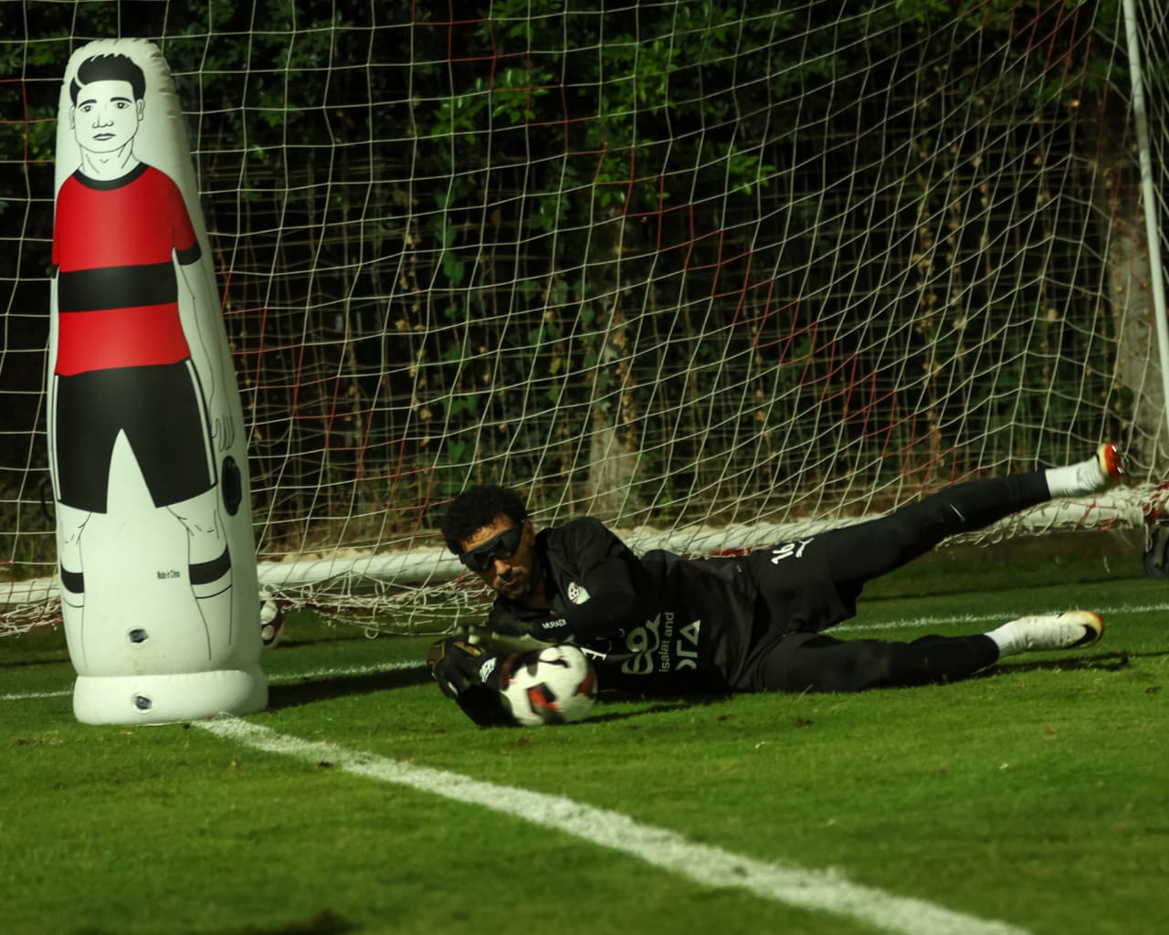 تدريب منتخب مصر المشارك في كأس العرب استعدادًا لمواجهتي الجزائر